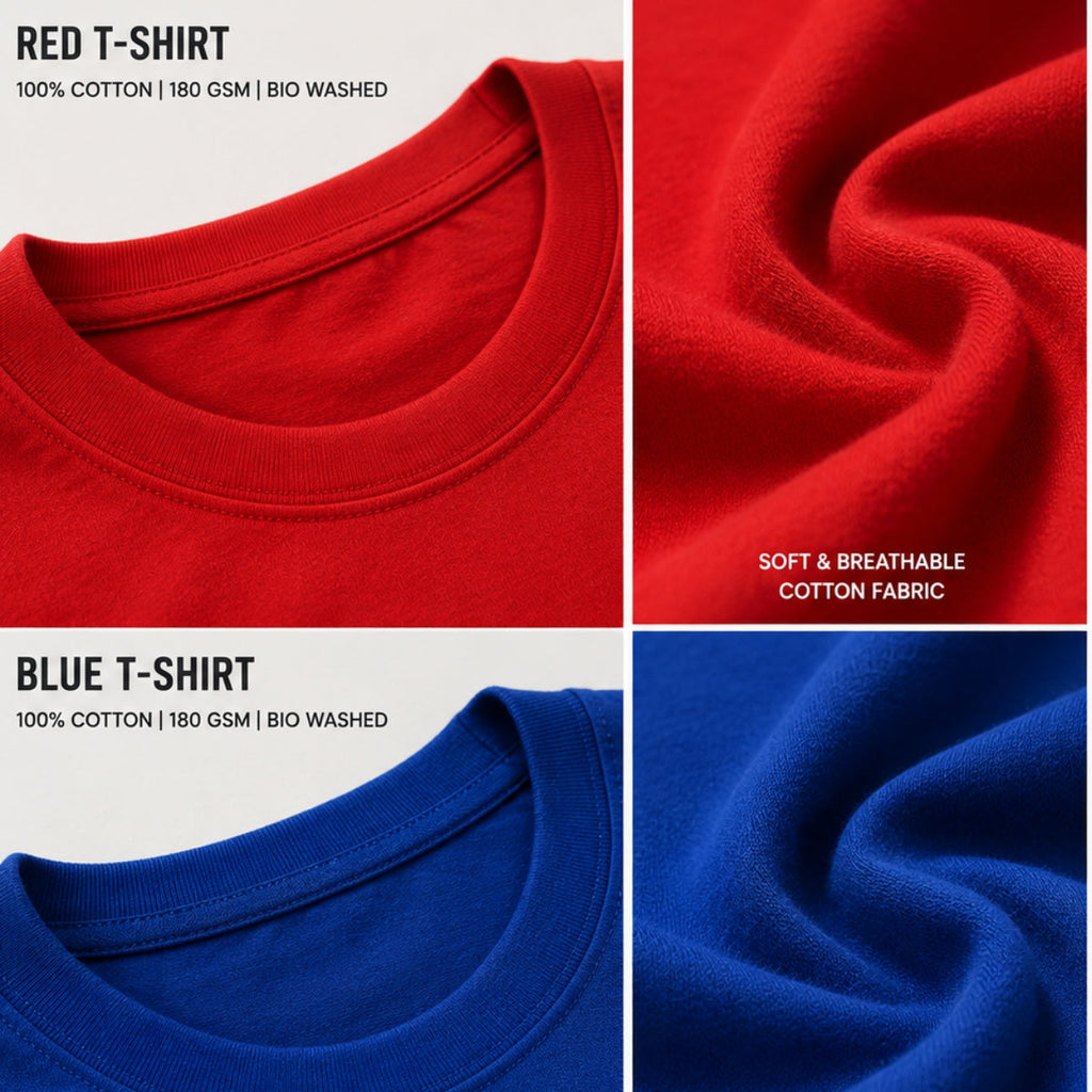 Oversized Printed T-Shirt Combo Pack | Pack of 2 T-Shirts | TT-03