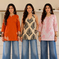 3 Short Kurtis, One Perfect Combo | SK-05