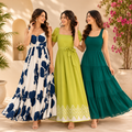 3 Printed Maxi Dress ? Style Meets Comfort | MD-10