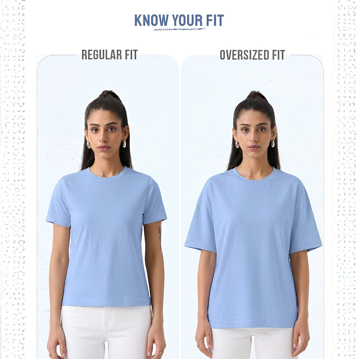Oversized Printed T-Shirt Combo Pack | Pack of 2 Casual T-Shirts | TT-04