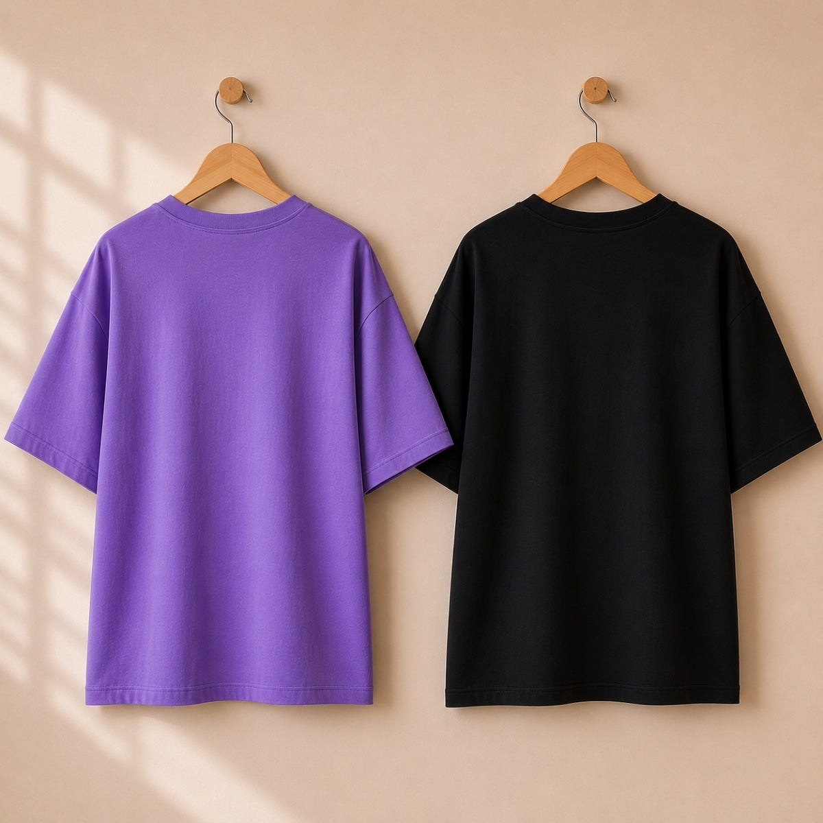 Pack of 2 Casual T-Shirts | Oversized Printed T-Shirt Combo Pack | TT-011