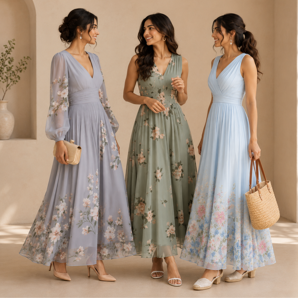3 Printed Maxi Dress ? Style Meets Comfort | MD-02