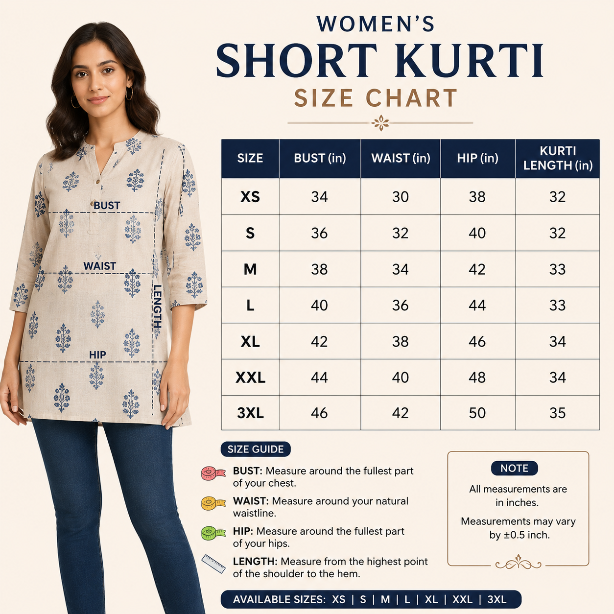 3 Short Kurtis, One Perfect Combo | SK-04
