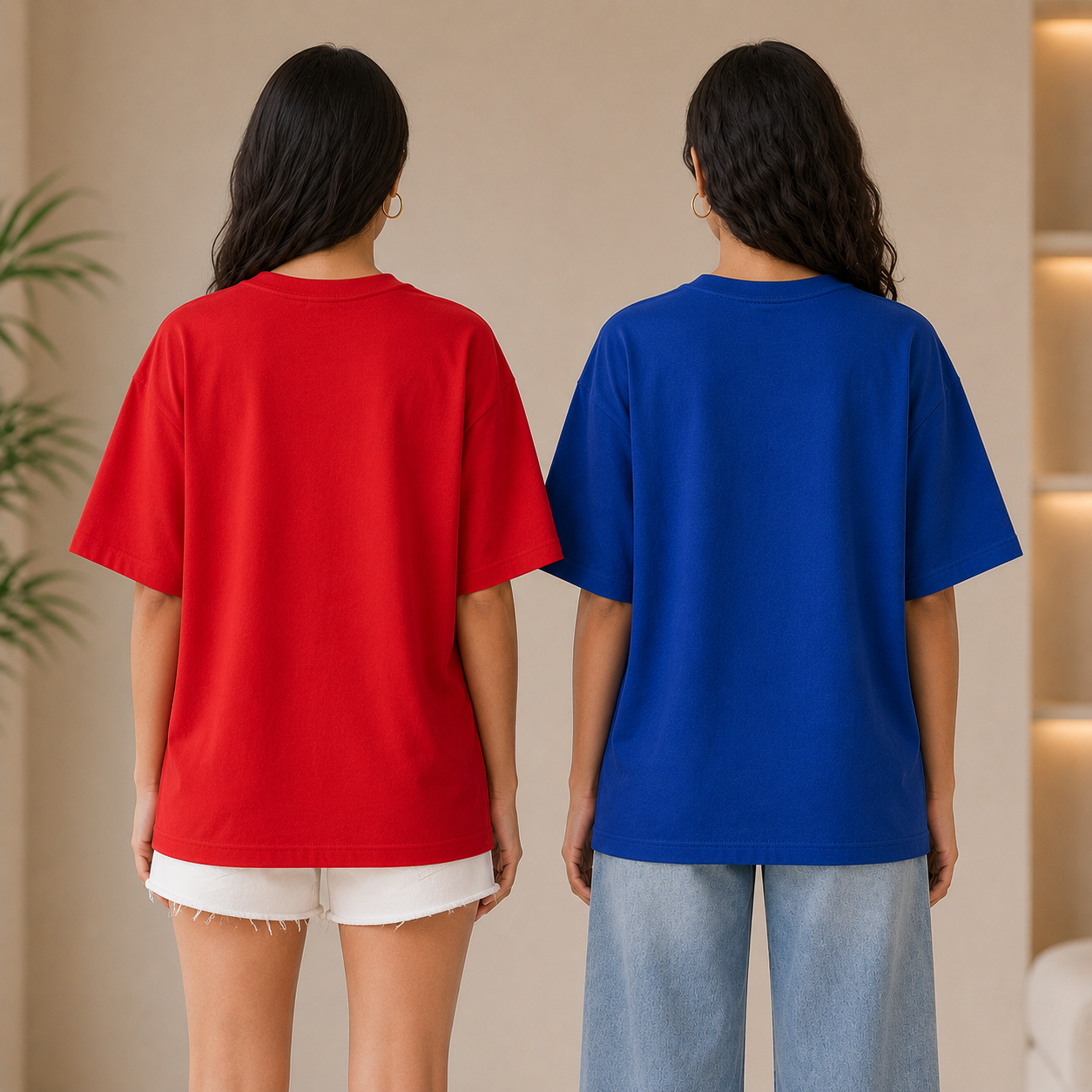 Oversized Printed T-Shirt Combo Pack | Pack of 2 T-Shirts | TT-03