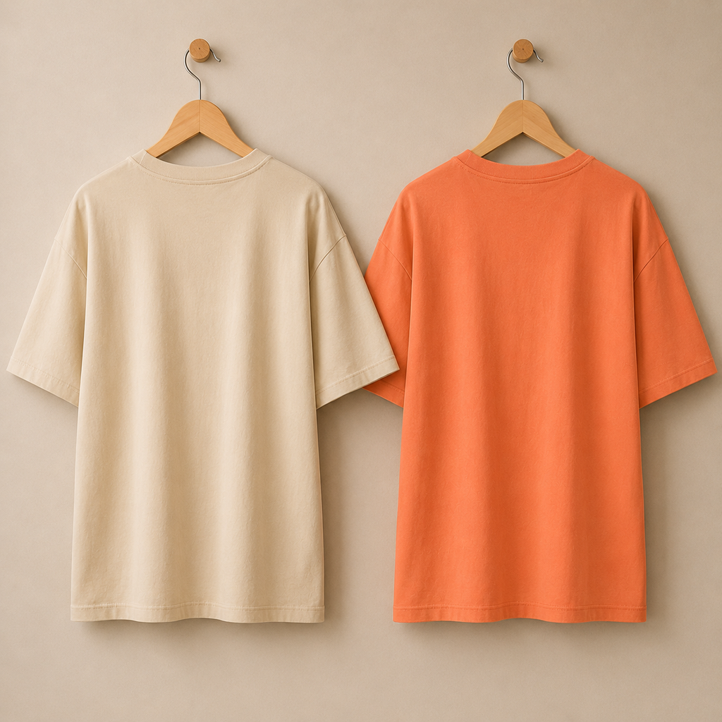 Oversized Printed T-Shirt Combo Pack | Pack of 2 Casual T-Shirts | TT-04