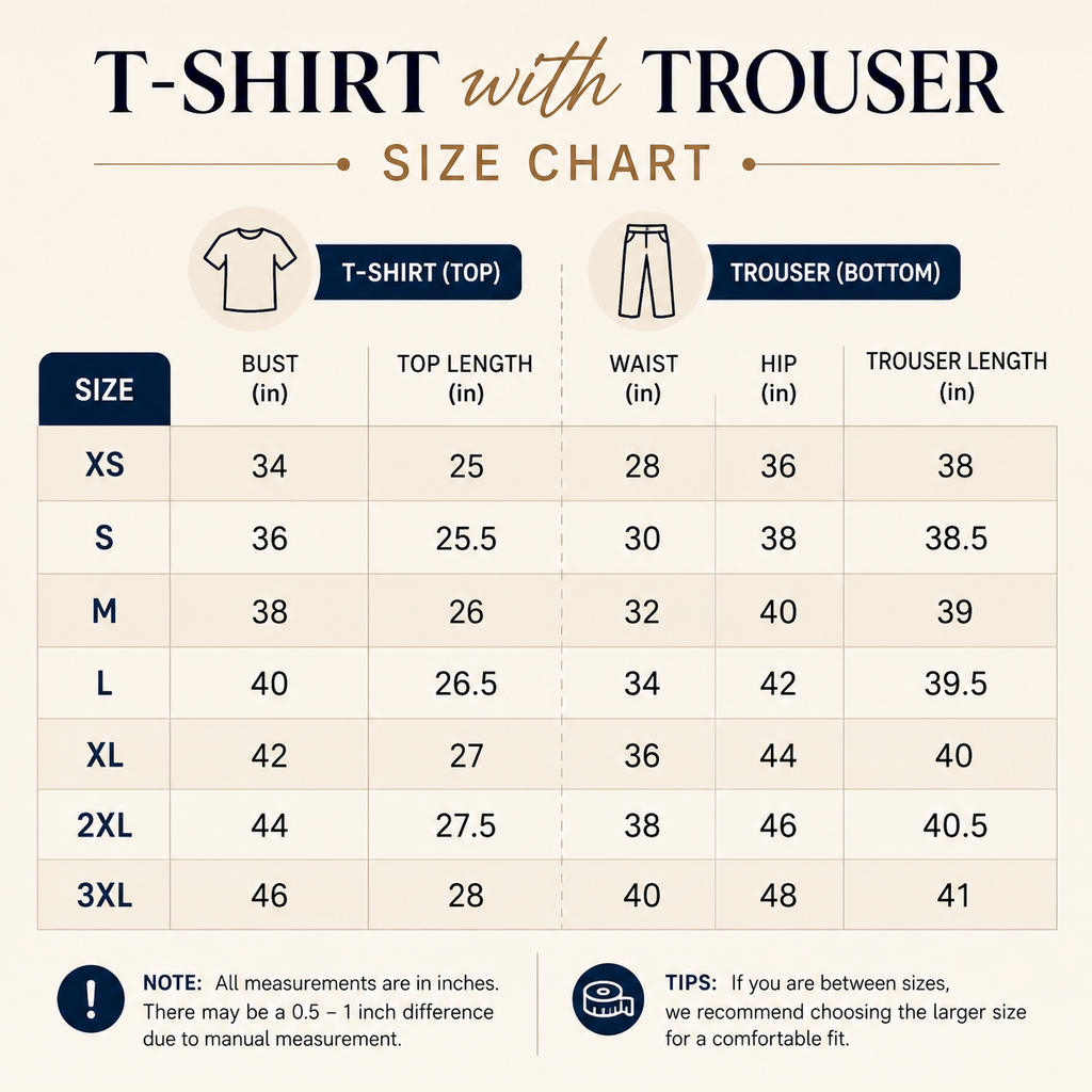 3 T-Shirt With Trouser Daily Wear Combo ( T1 )