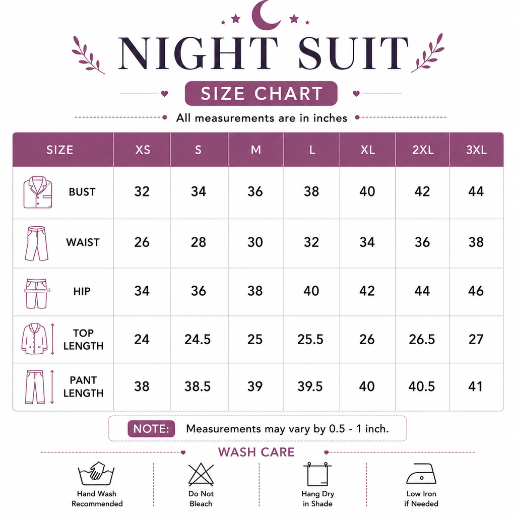 3 Night Suit Daily Wear Set (N5)