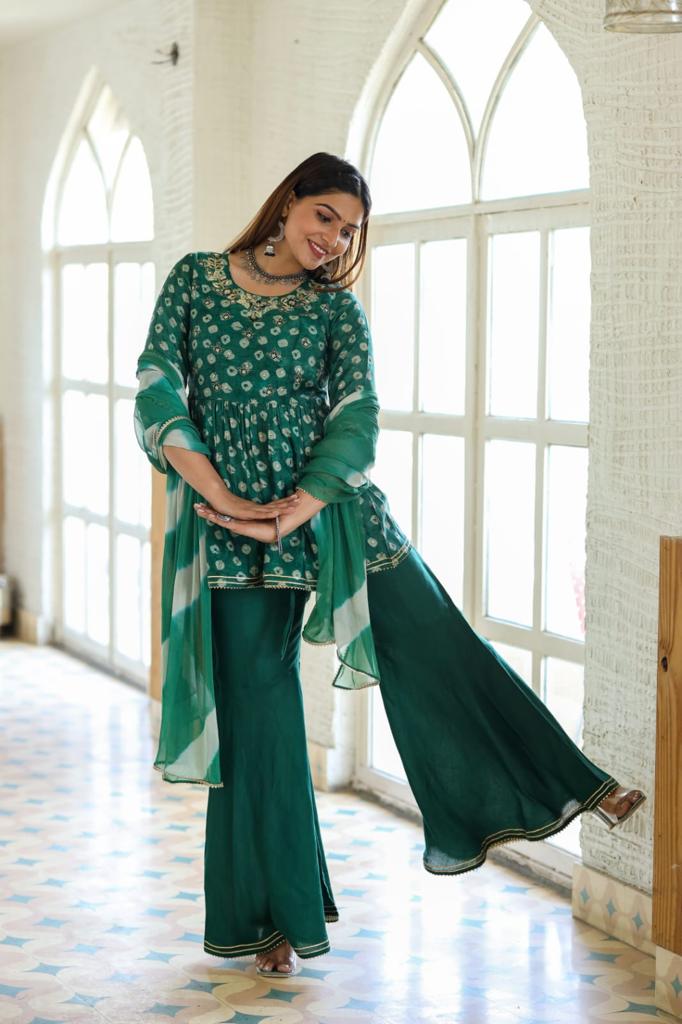 Aafreen Sharara Festive Special Suit Set