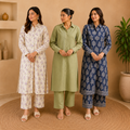 Women’s Kurta Pant | Pack of 3 | Printed Ethnic Casual Wear